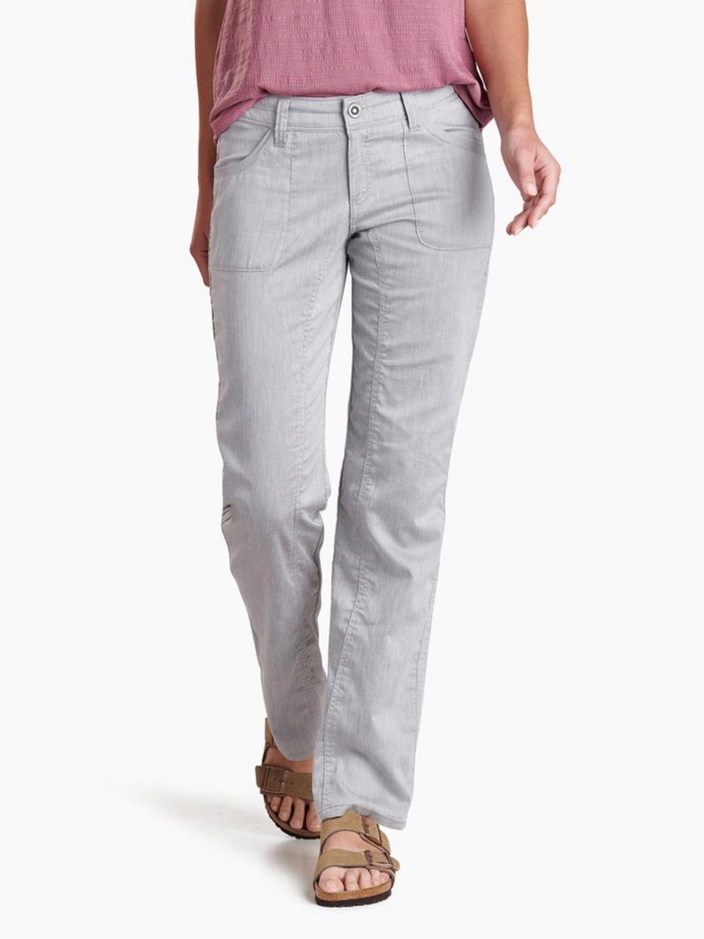 KUHL Women's Cabo Pant Gray, 12 Short